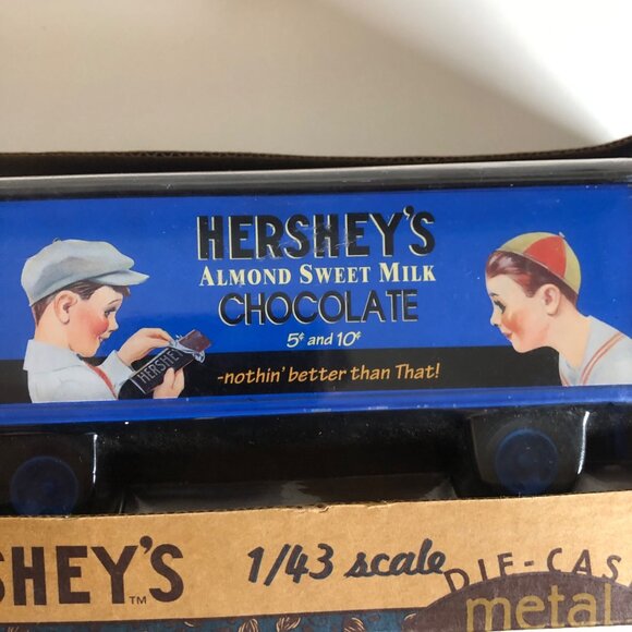 1937 Ford Tractor Trailer Die-Cast Metal Hersheys 1/43 Scale Ertl Collectibles - Picture 6 of 6